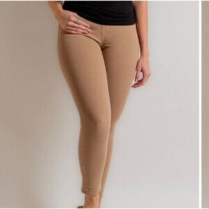 Tru Luxe 4 Way Stretch Pull On Skinny Ankle Jeans Size 16 Truffle New With Tags